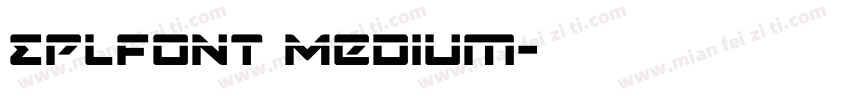 EPLFont Medium字体转换